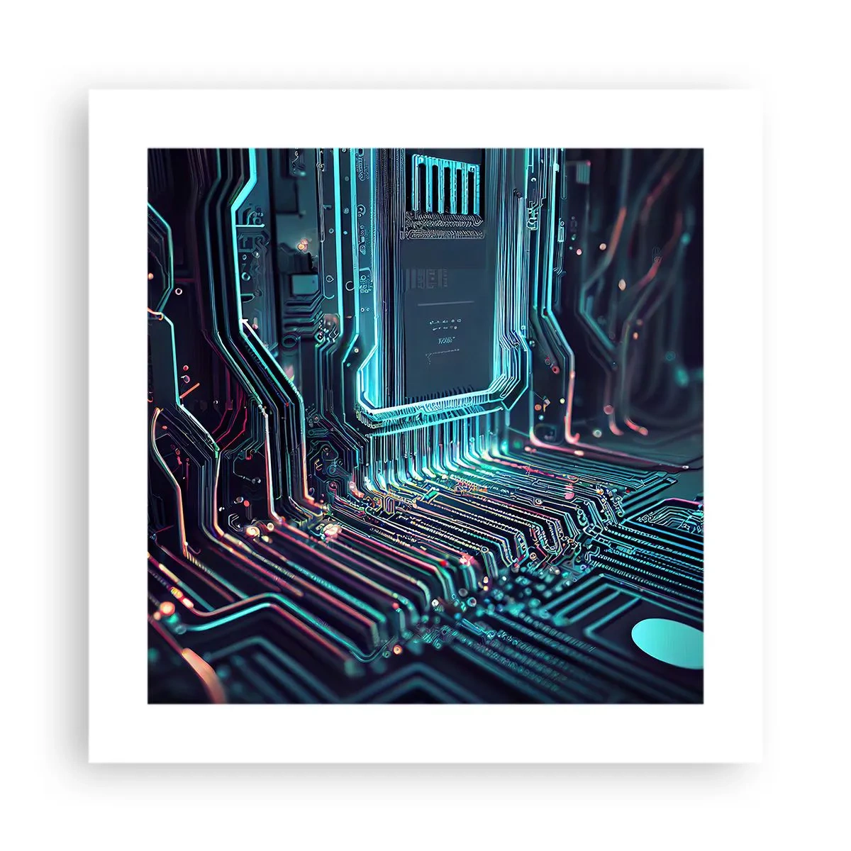 Plakat - Tak sobie myślę… - 40x40 cm