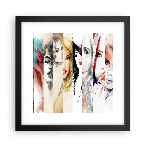 Plakat w czarnej ramie - I zawsze to TY - 30x30 cm