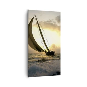 Obraz na płótnie - Z wiatrem i pod wiatr - 65x120 cm