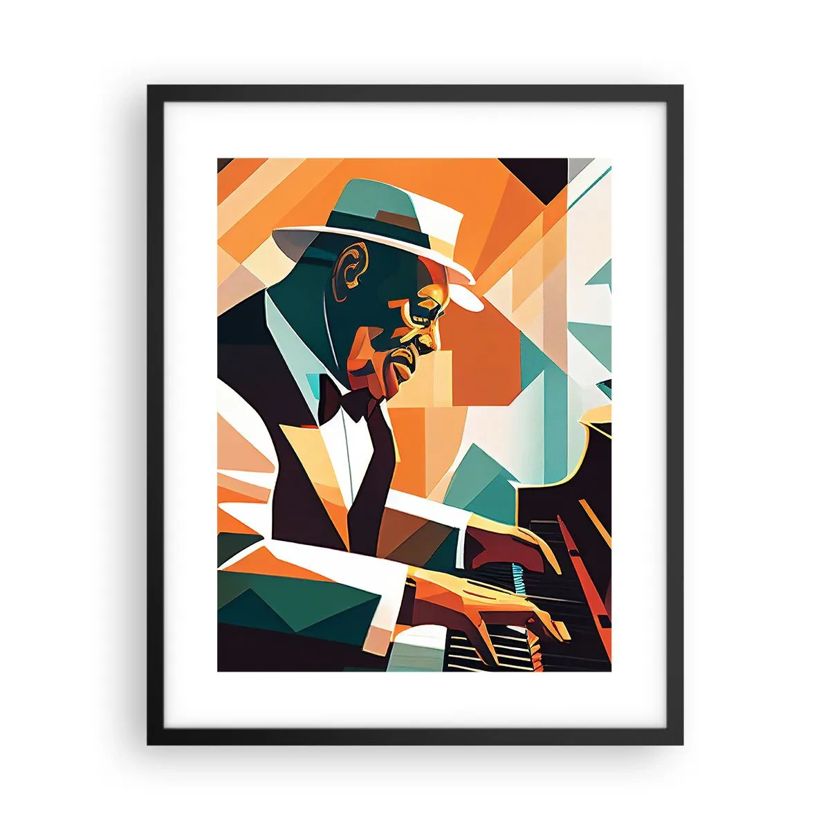 Plakat w czarnej ramie - Cały ten jazz - 40x50 cm