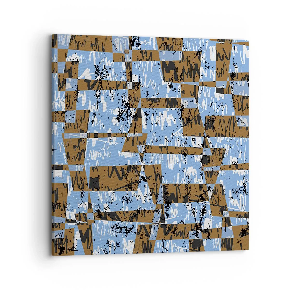 Obraz na płótnie - Nieludowa wycinanka - 70x70 cm