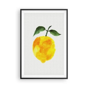 Plakat w czarnej ramie - Jak poznać smak słońca - 61x91 cm