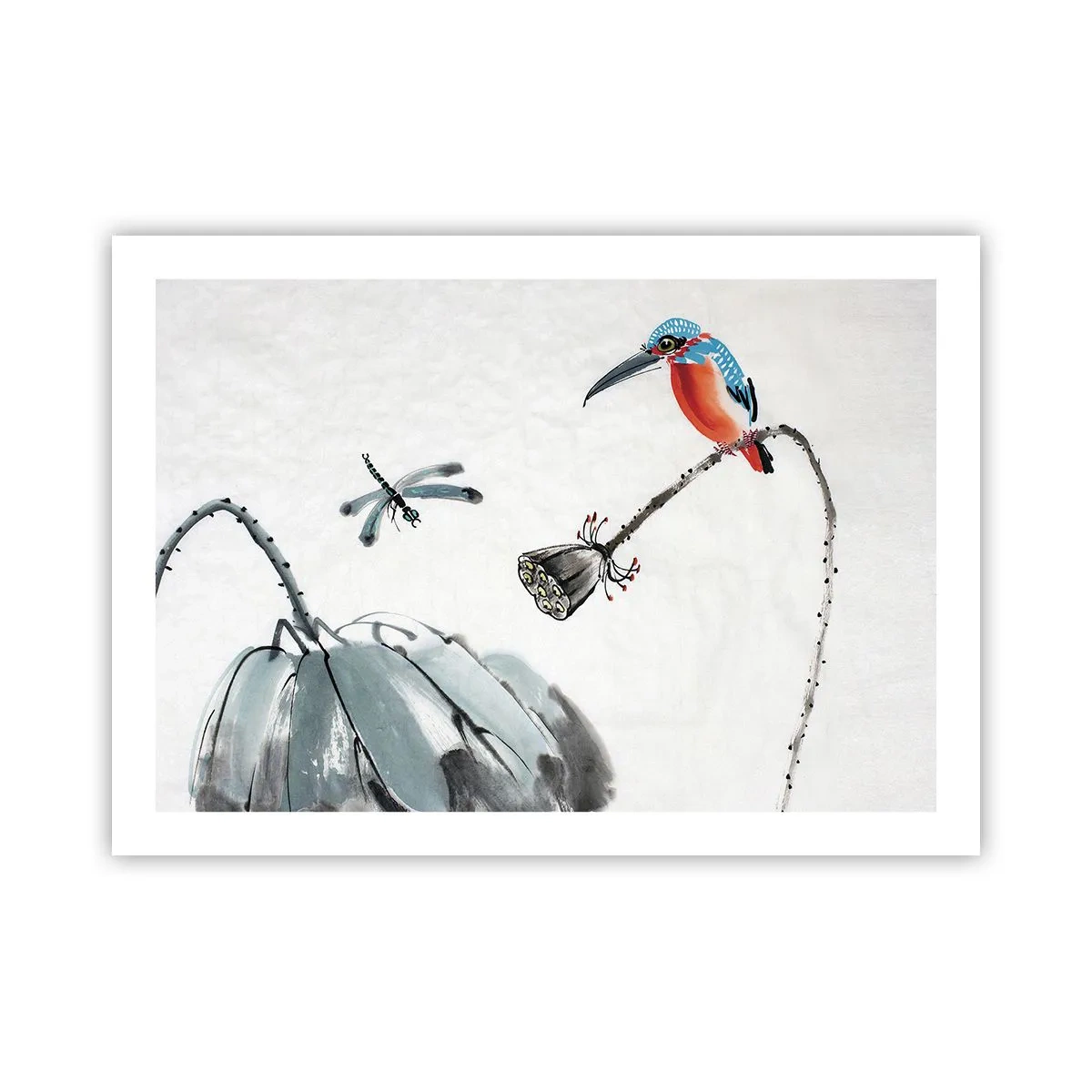 Plakat - Życie łąki - 70x50 cm