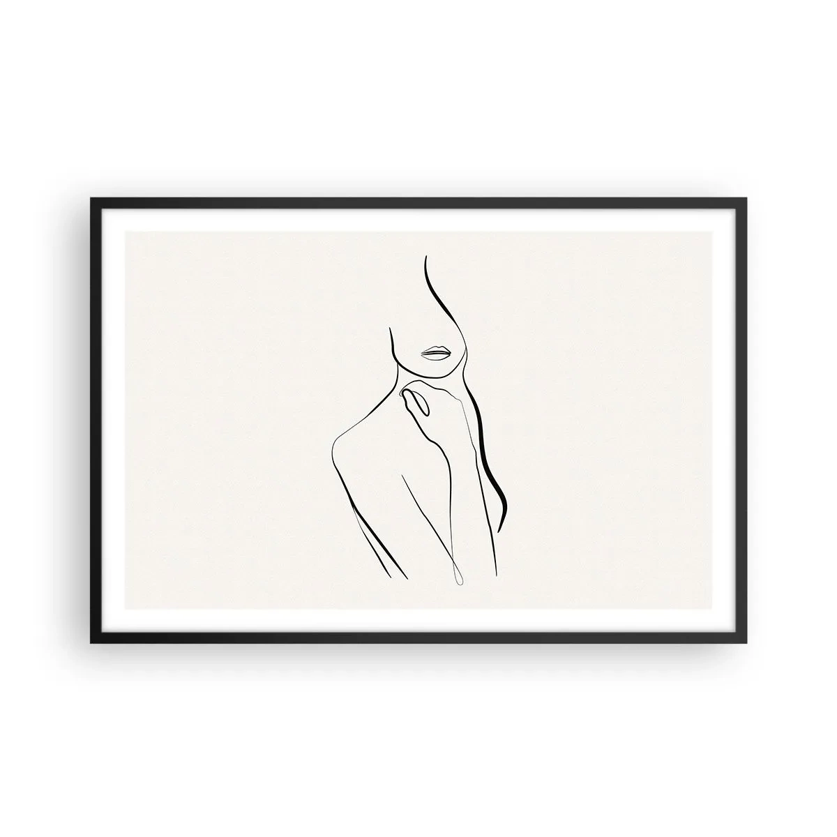 Plakat w czarnej ramie - Fala melancholii - 91x61 cm