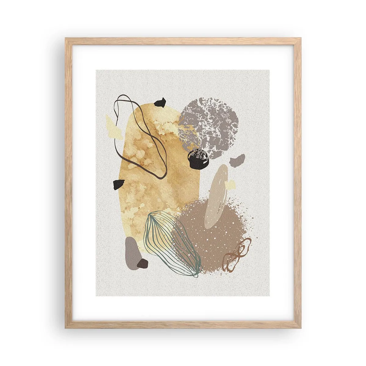 Plakat w ramie jasny dąb - Plumkologia stosowana - 40x50 cm