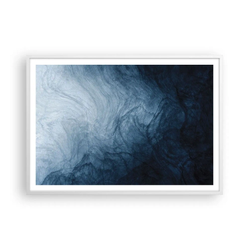 Plakat w białej ramie - W głąb sięgnąć - 100x70 cm