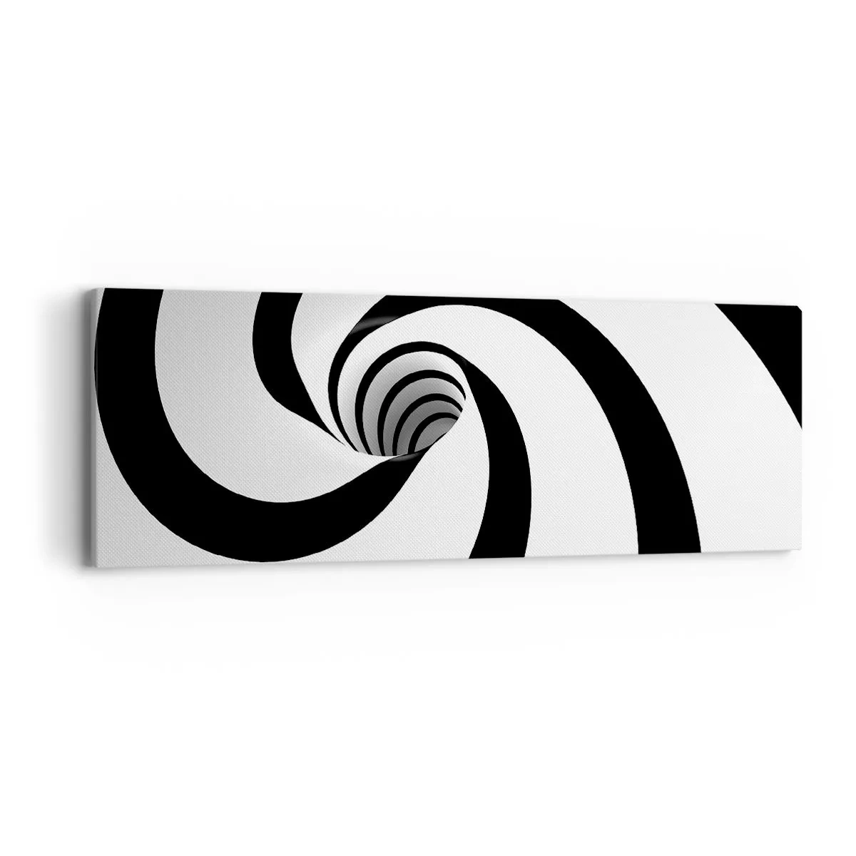 Obraz na płótnie - Poddać się wirowi? - 90x30 cm