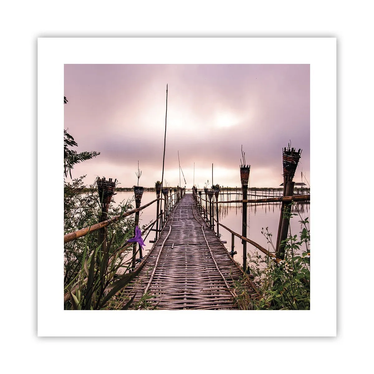 Plakat - Spokój i cisza Azji - 40x40 cm