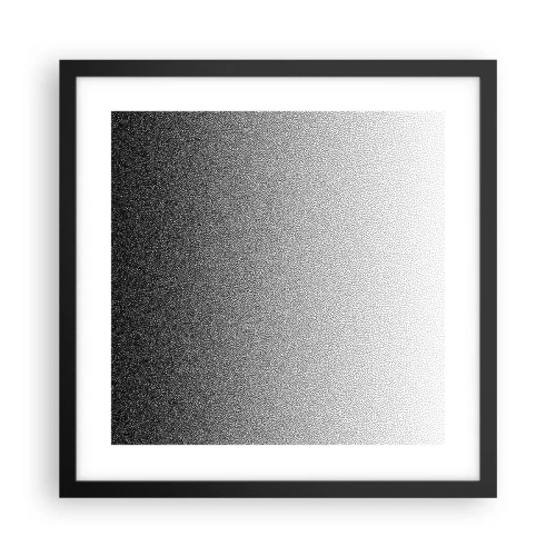 Plakat w czarnej ramie - W stronę światła - 40x40 cm