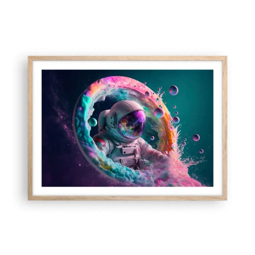 Plakat w ramie jasny dąb - Gwiezdne wrota - 70x50 cm