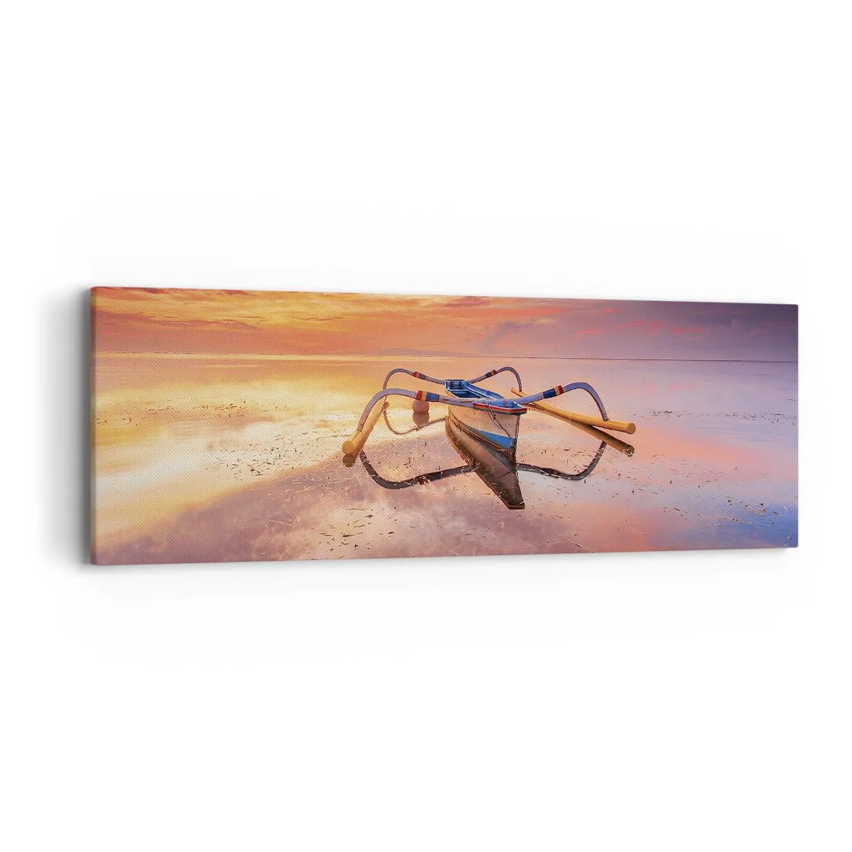 Obraz na płótnie - Spokój tropikalnego wieczoru - 90x30 cm