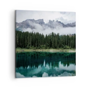 Obraz na płótnie - Cicho, cicho, nie budźmy wody spiącej… - 50x50 cm