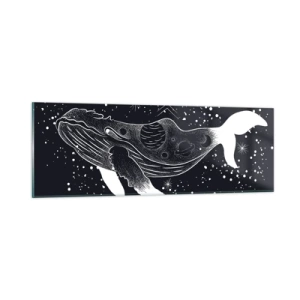 Obraz na szkle - W oceanie wszechświata - 90x30 cm