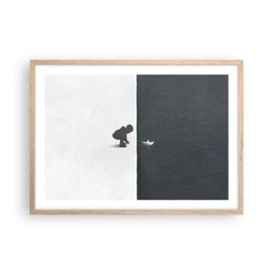 Plakat w ramie jasny dąb - Wielka wyprawa - 70x50 cm