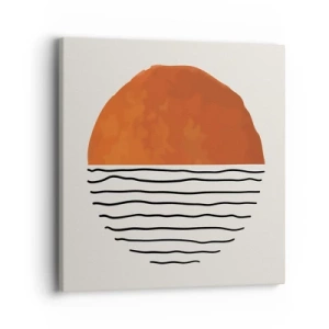 Obraz na płótnie - W japońskim klimacie - 40x40 cm