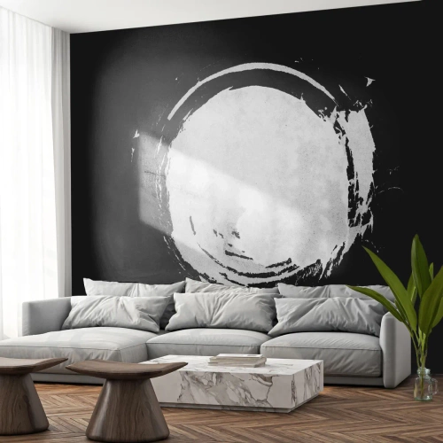 Fototapeta Samoprzylepna Deluxe Sticker - Dobre wyjście - Koło, Planeta, Księżyc - 100x70 cm