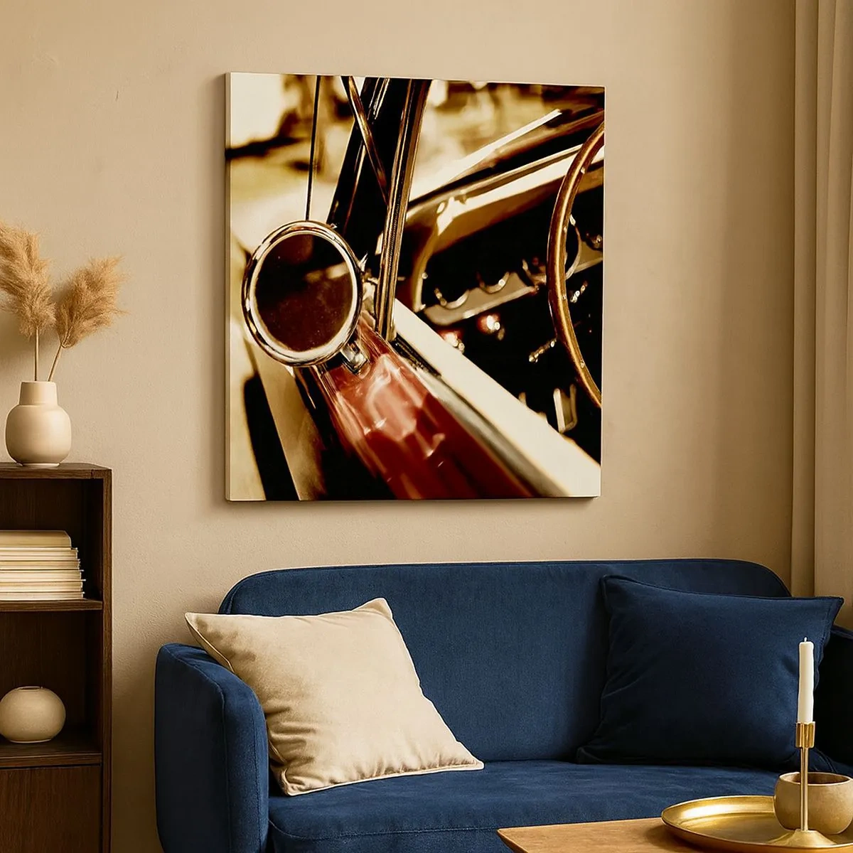 Obraz na płótnie - Auto z duszą - 30x30 cm