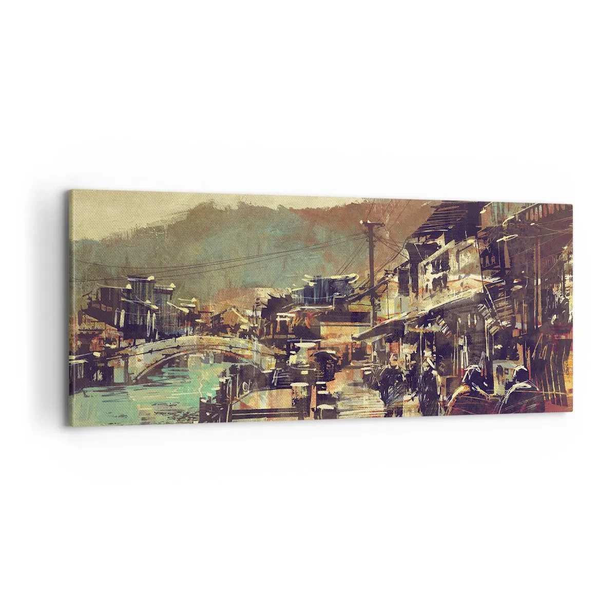 Obraz na płótnie - Życie jako bogactwo szarości - 100x40 cm