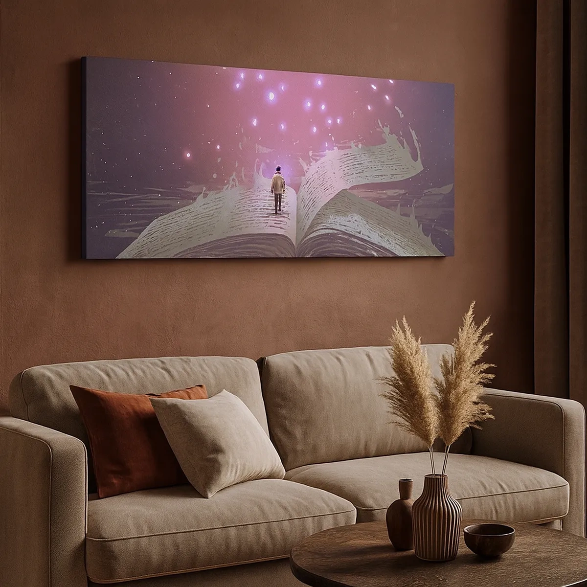 Obraz na płótnie - Zaproszenie do innego świata - przeczytaj! - 30x30 cm