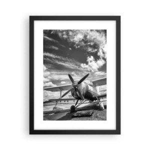 Plakat w czarnej ramie - Nie mogę się doczekać! - 30x40 cm