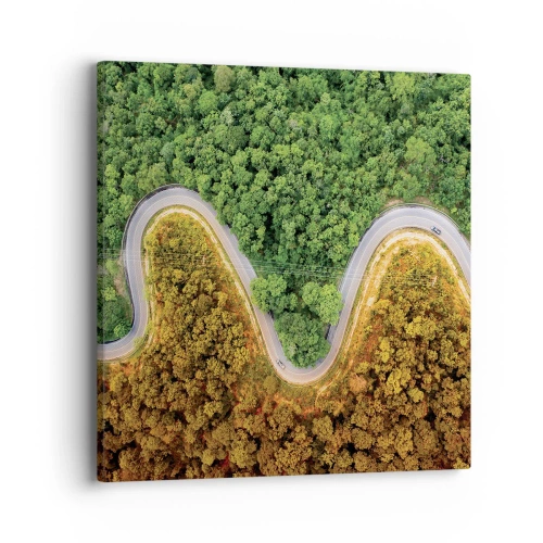 Obraz na płótnie - Granice i przełomy - 40x40 cm