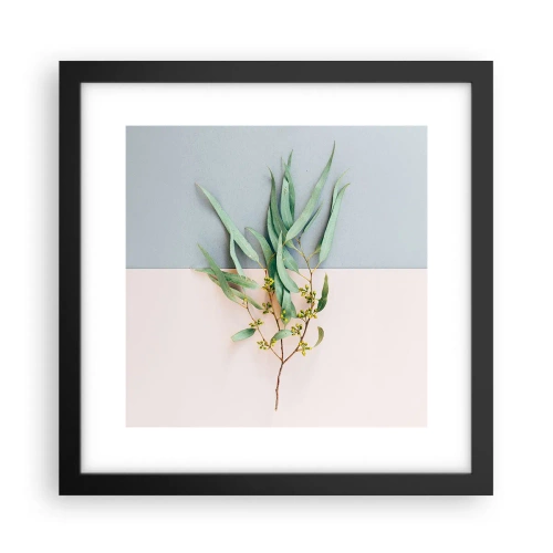 Plakat w czarnej ramie - Pastelowa subtelność - 30x30 cm