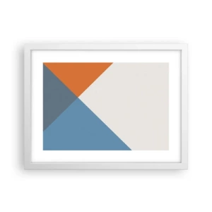 Plakat w białej ramie - Pod kątem… - 40x30 cm