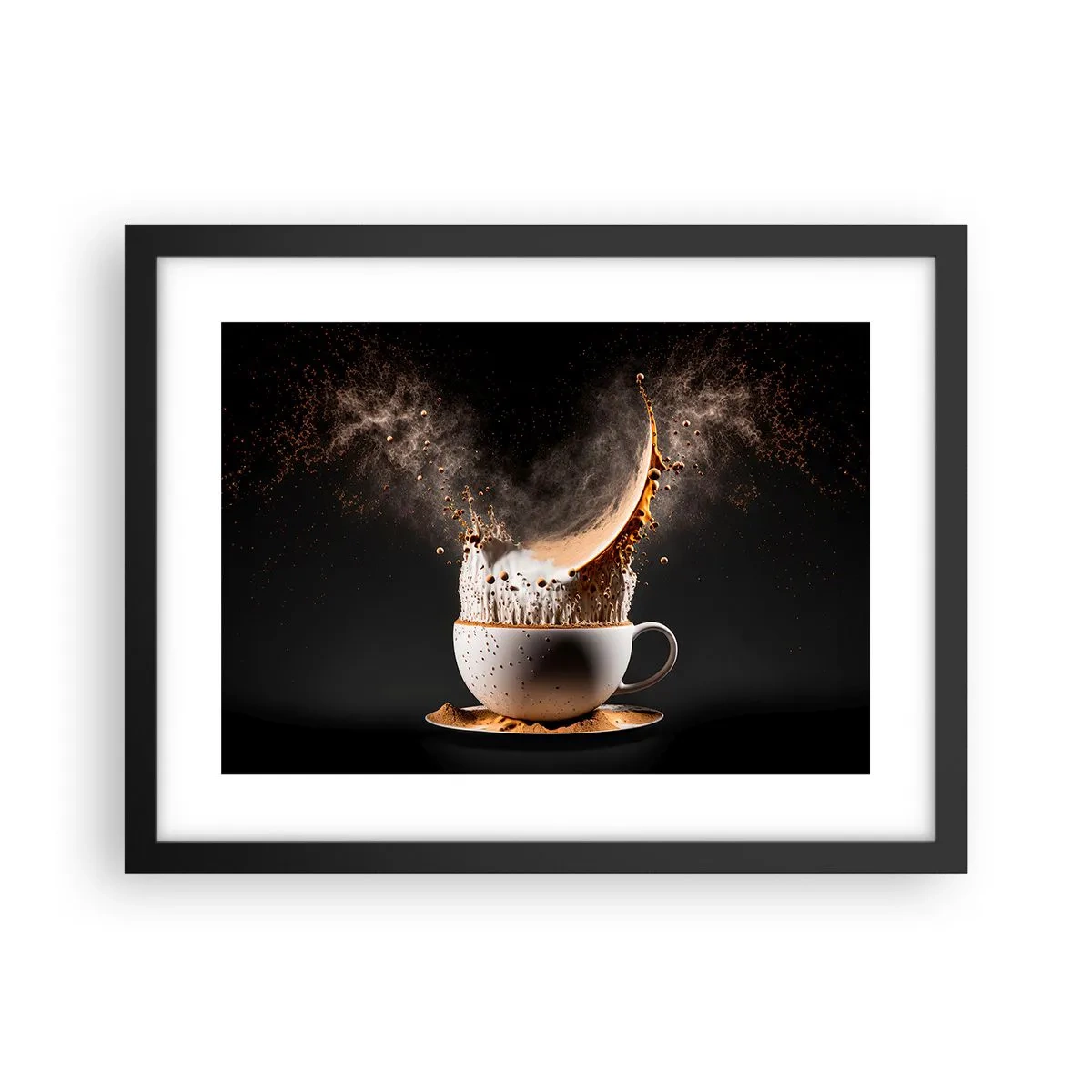 Plakat w czarnej ramie - Eksplozja smaku - 40x30 cm