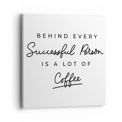 Obraz na płótnie - Tajemnica sukcesu - 40x40 cm