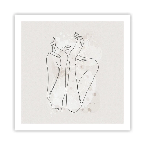 Plakat - Rozmarzona chwila - 60x60 cm