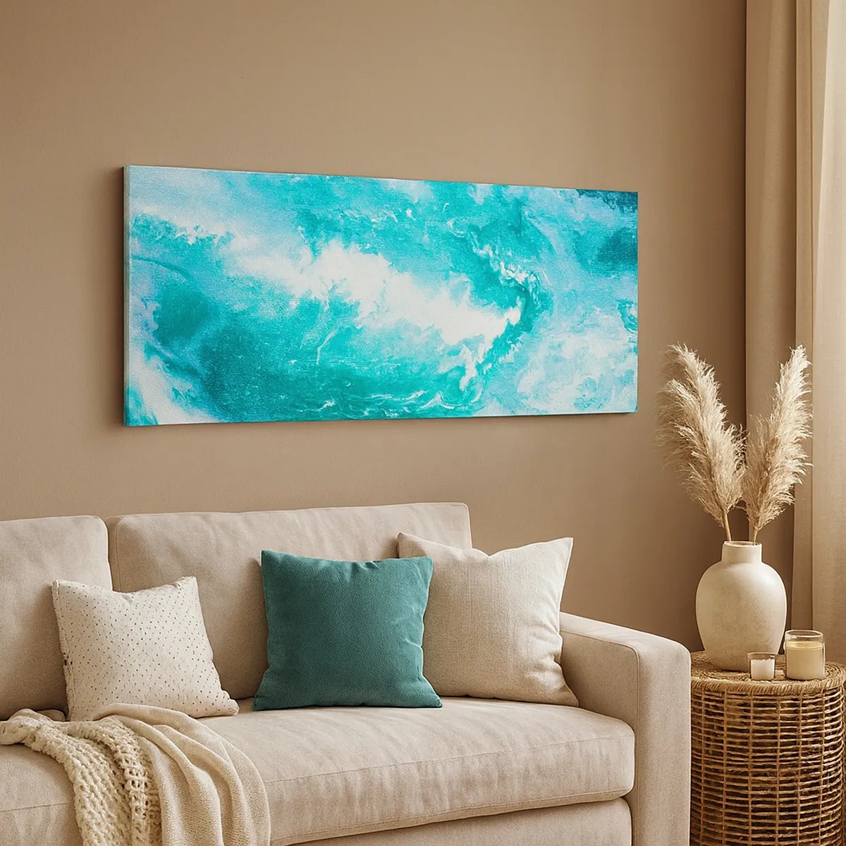 Obraz na płótnie - W jądrze żywiołu - 30x30 cm