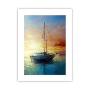 Plakat - W złotej zatoce - 30x40 cm