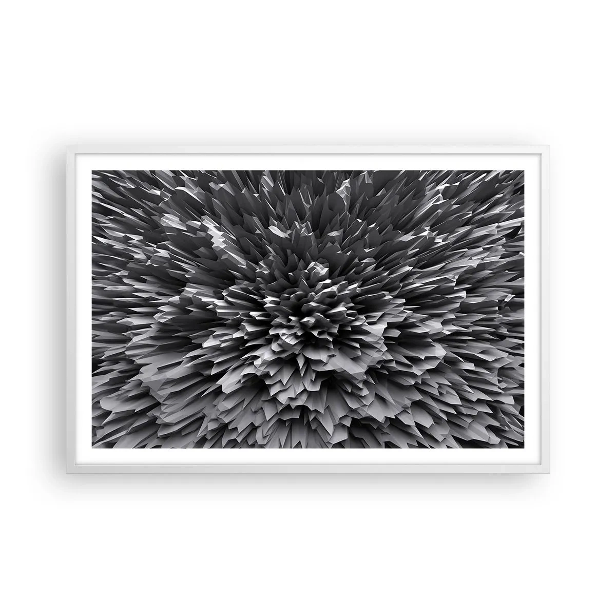 Plakat w białej ramie - Już ostrzej się nie da - 91x61 cm