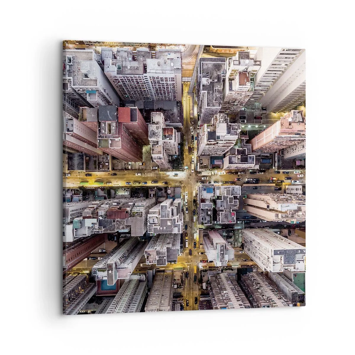 Obraz na płótnie - Pozdrowienia z Hongkongu - 50x50 cm
