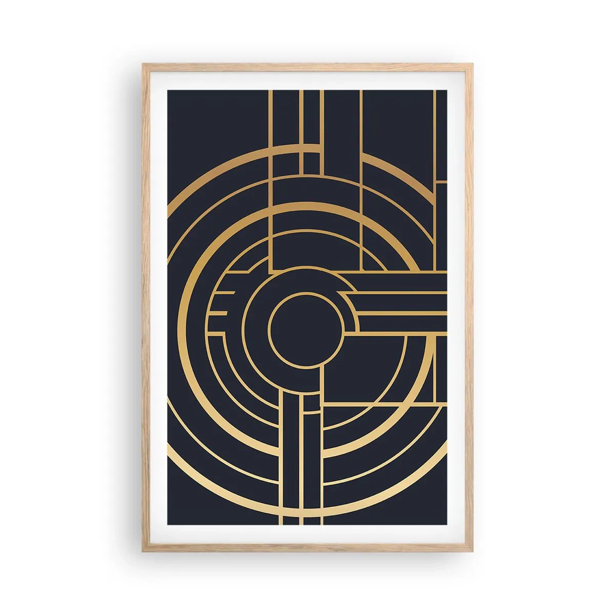 Plakat w ramie jasny dąb - Obroty rzeczy - 61x91 cm