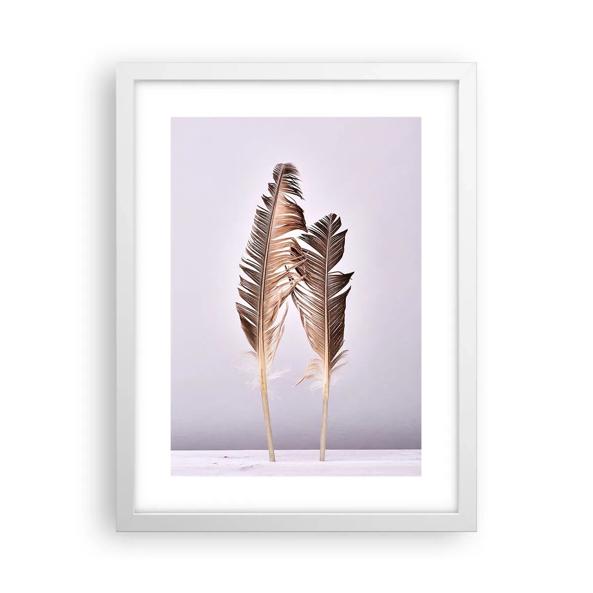 Plakat w białej ramie - Przeciw nicości - 30x40 cm