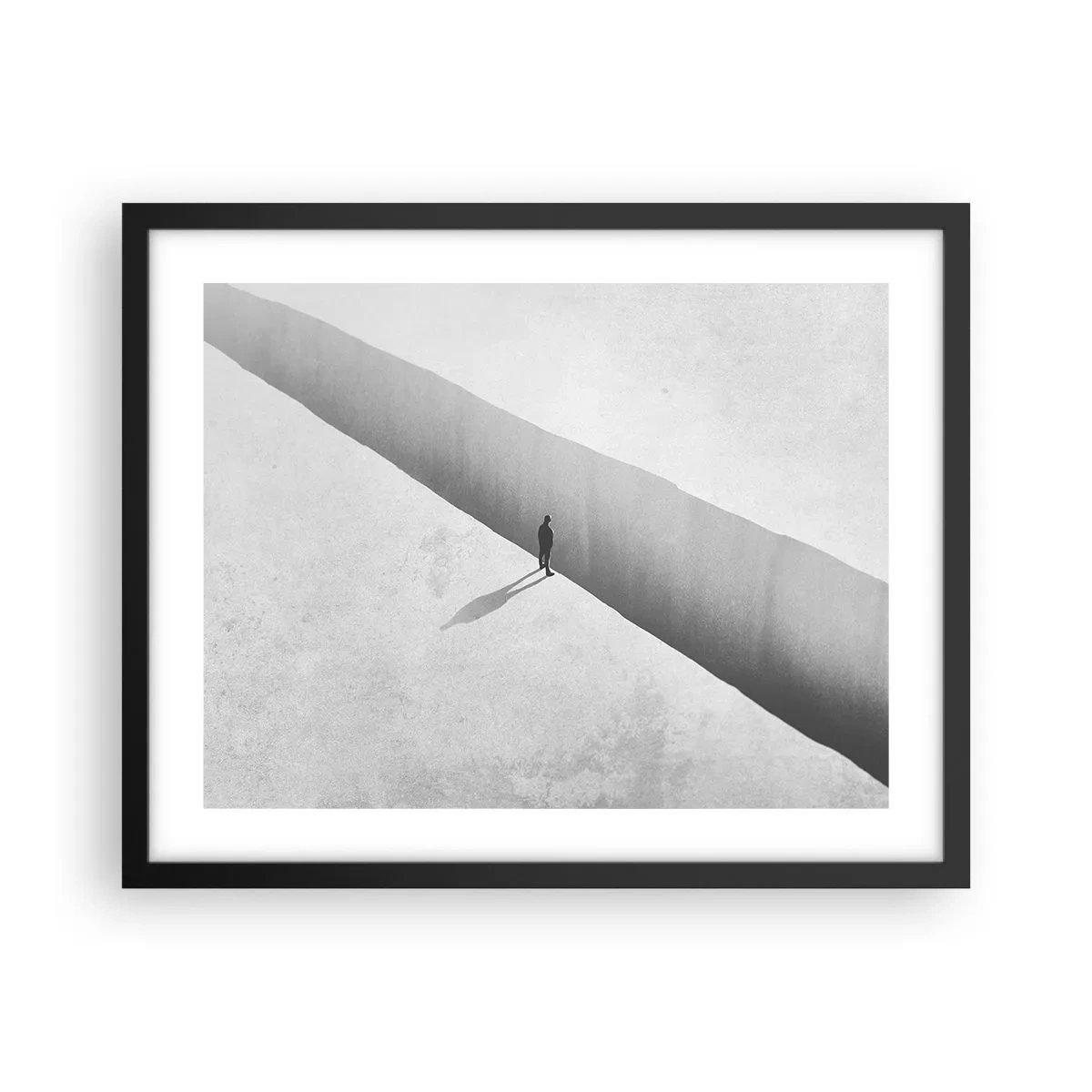 Plakat w czarnej ramie - Jasny cel - 50x40 cm