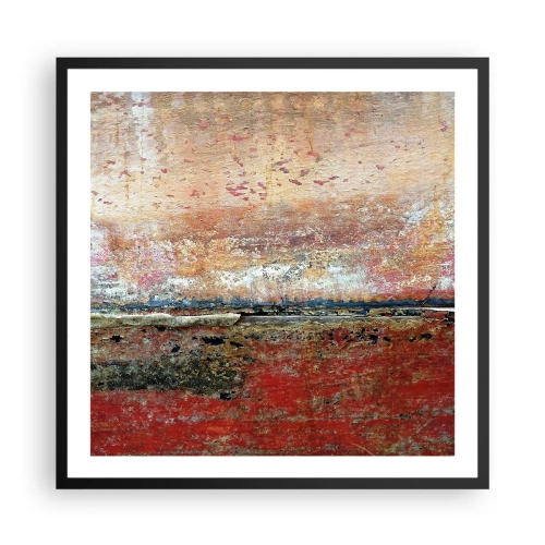 Plakat w czarnej ramie - Może to morze - 60x60 cm