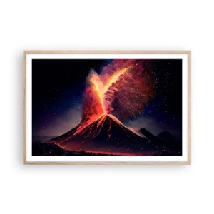 Plakat w ramie jasny dąb - Piękno i groza - 91x61 cm