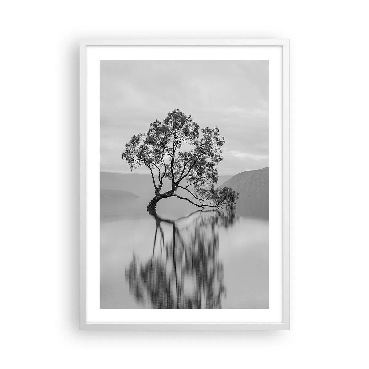 Plakat w białej ramie - Jest taki kraj - 50x70 cm