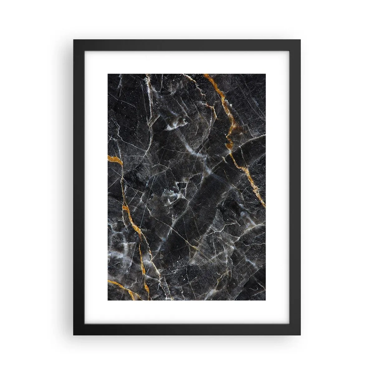 Plakat w czarnej ramie - Wewnętrzne życie kamienia - 30x40 cm