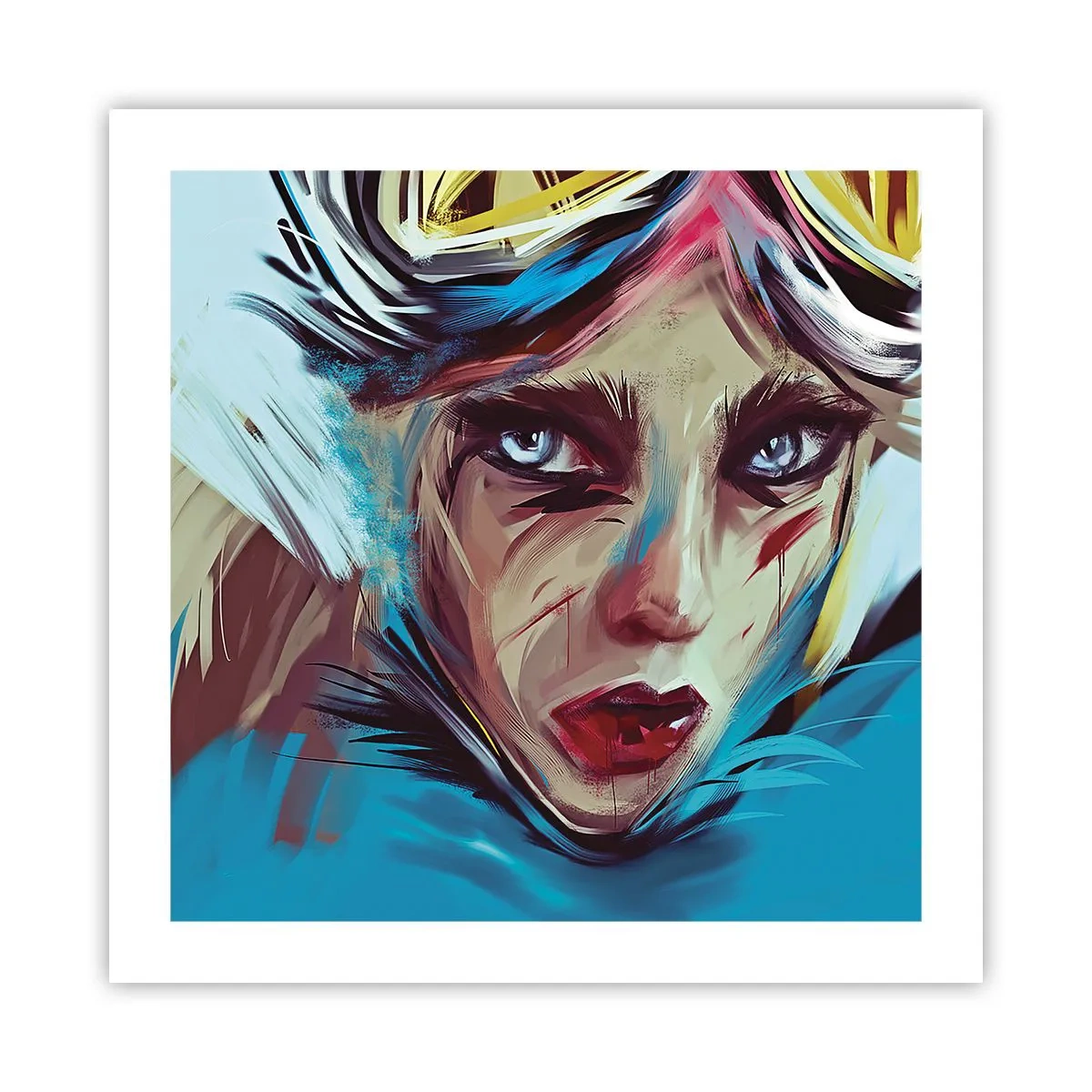Plakat - Wojowniczka szos - 50x50 cm