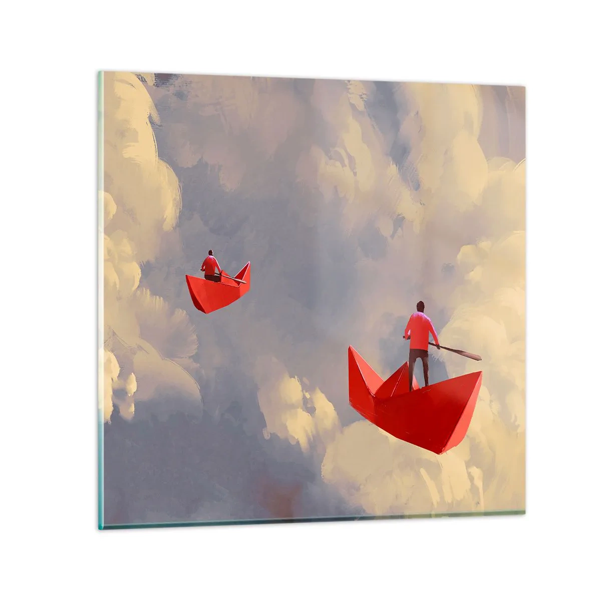 Obraz na szkle - Wyprawa marzycieli - 60x60 cm