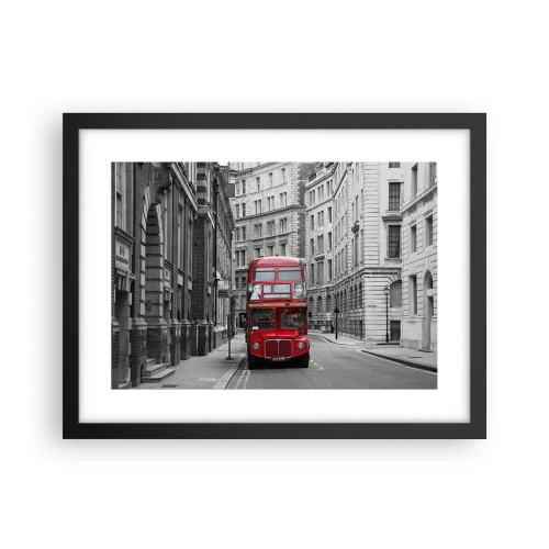 Plakat w czarnej ramie - Codzienność nie musi być szara - 40x30 cm