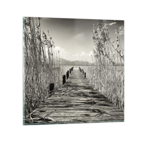 Obraz na szkle - W zaciszu traw - 70x70 cm