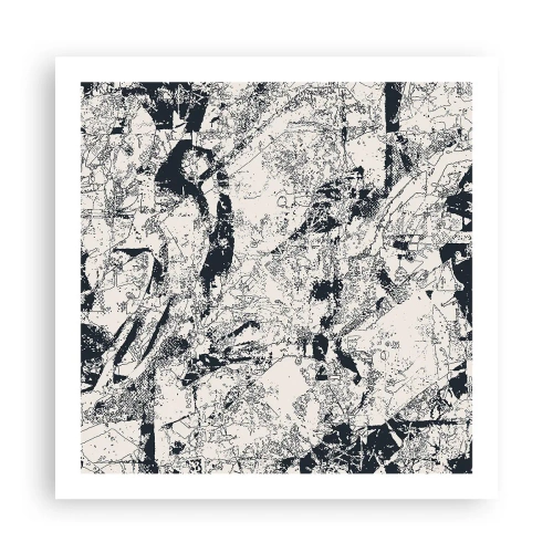 Plakat - Przenikanie przeciwieństw - 60x60 cm