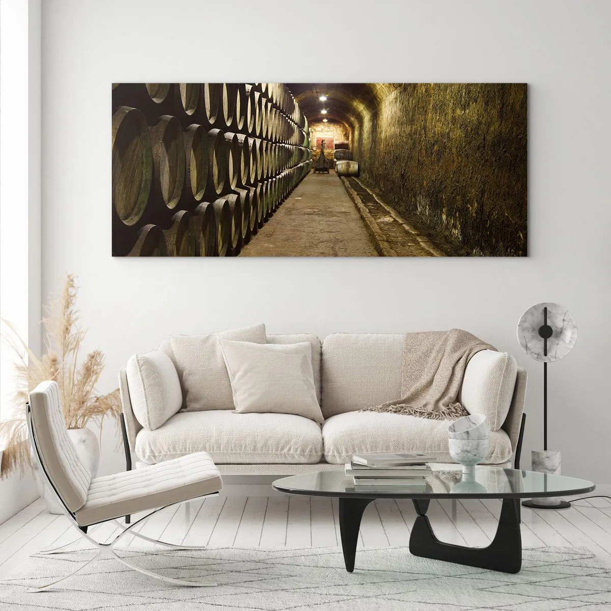 Obraz na szkle - Dobrze jest poleżeć sobie - 90x30 cm
