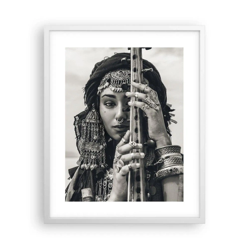 Plakat w białej ramie - Sama muzyka orientu - 40x50 cm