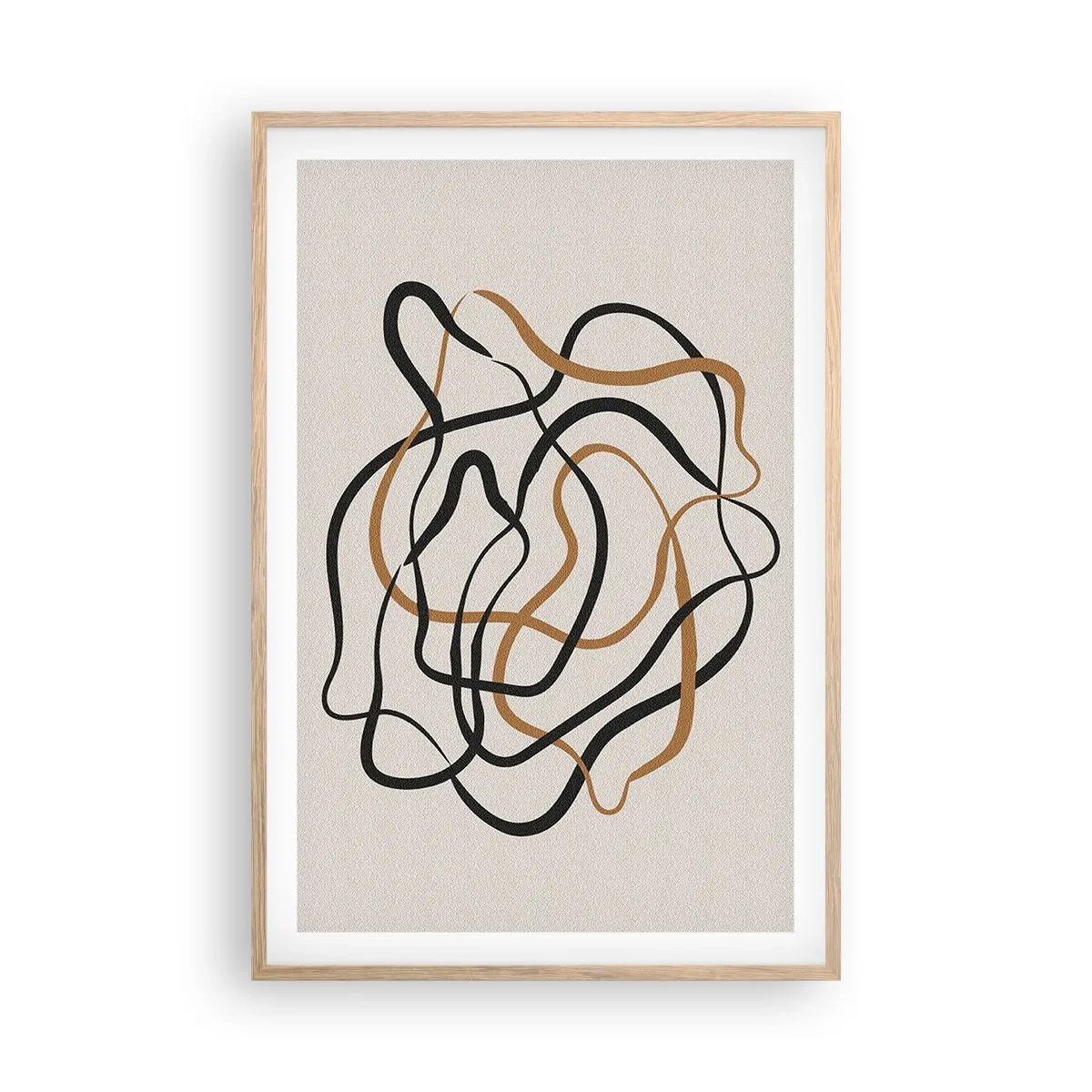 Plakat w ramie jasny dąb - Wszystko się pokręciło - 61x91 cm