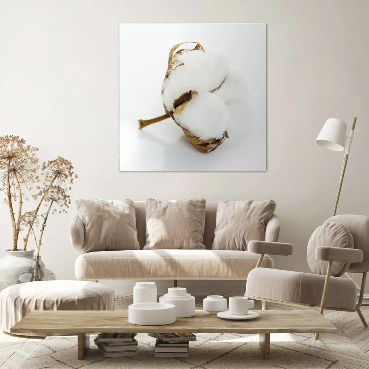 Obraz na płótnie - Miękka z natury - 40x40 cm